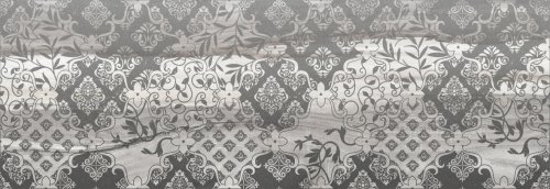 Плитка Grace Fancy Декор серый 20х60 от LAPARET
