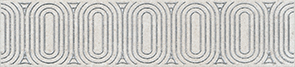 Плитка Безана Бордюр серый светлый обрезной OP\A206\12136R 25х5,5 от KERAMA MARAZZI