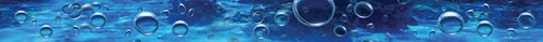 Плитка Bubbles ultramarine Бордюр 50x4 от CERAMICA CLASSIC