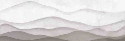 Плитка Haiku Вставка  горы серый  (HI2U091DT) 25x75 от CERSANIT