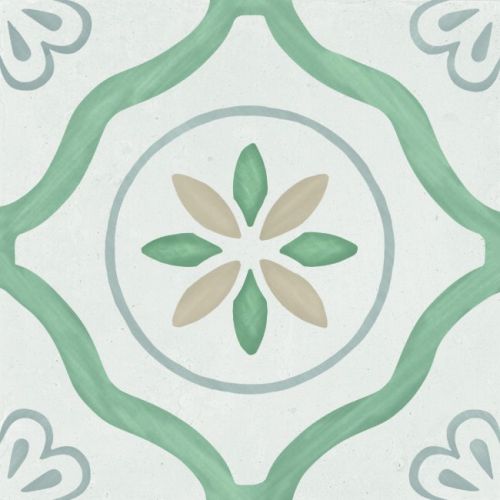  Sirocco Green Petals 22.3x22.3 керамогранит от HARMONY