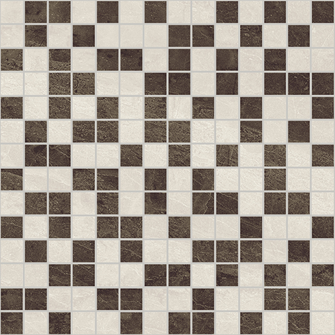 Плитка Crystal Мозаика коричневый+бежевый 30х30 от LAPARET