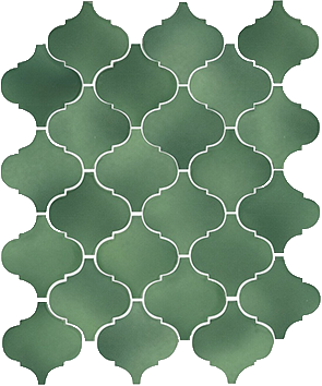 Плитка Арабески Майолика зеленый 65008 26х30 от KERAMA MARAZZI