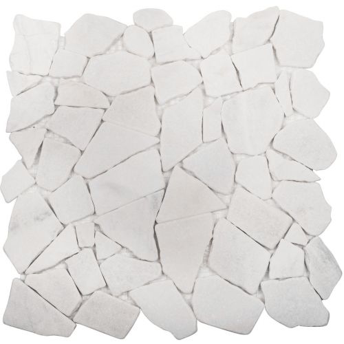  Broken Split White Matt 30.5x30.5 мозаика от STAR MOSAIC