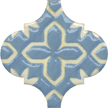 Плитка Арабески Майолика Декор орнамент OS\A37\65000 6,5х6,5 от KERAMA MARAZZI