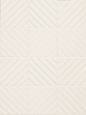  4D Diagonal White  20х20 от MARCA CORONA