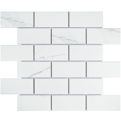 156 Brick & Metro Brick Carrara Matt 45x95 мозаика от STAR MOSAIC