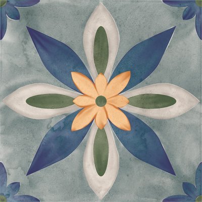  Керамогранит Nanda Tiles Веранда Белия 15x15 (0,5) от NANDA TILES