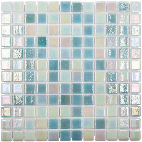  Shell Mix Green 553/554 31.7x31.7 стеклянная мозаика от VIDREPUR