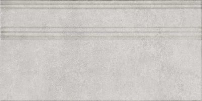 Плитка Догана Плинтус серый светлый матовый обрезной FME021R 20x40 от KERAMA MARAZZI