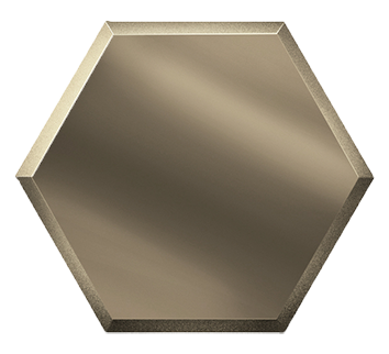 Плитка Зеркальная бронзовая плитка СОТА СОЗБ2 25х21,6 от ДСТ
