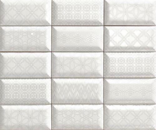  Luxor white 10x20 стена от MAINZU