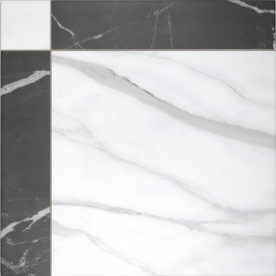  Керамогранит ГРЕЙС Черный/GRACE Nero 44,2x44,2 от REALONDA