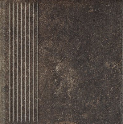  Ступень прямая Ceramika Paradyz Скандиано коричневая B1a 30x30 (1,17) от CERAMICA PARADYZ
