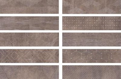  Керамическая плитка FREEPORT MIX BROWN 8,6X35 от CIR