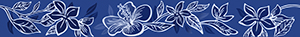  Elissa blu fiore 6.2x50.5 бордюр от КЕРЛАЙФ