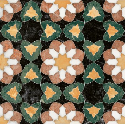  Керамогранит Monopole Марракеш Зеллидж Ивернаж 22,3x22,3 (1,14) от Monopole