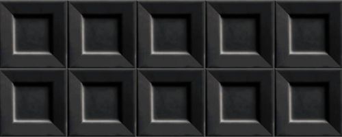  Black & White Cubic Black 20х50 стена от IBERO-KERABEN