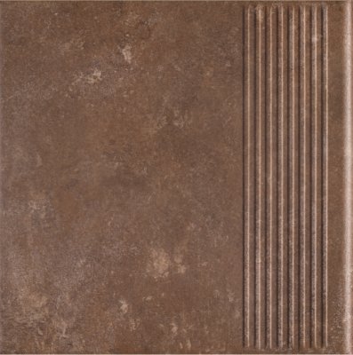  Ступень прямая Ceramika Paradyz Иларио коричневая B1a 30x30 (1,17) от CERAMICA PARADYZ