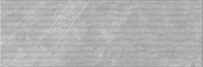 Керамическая плитка Андора 611 Gray  32,5x100 Плитка настенная рельеф волна от EUROTILE
