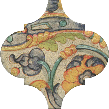 Плитка Арабески котто Декор орнамент OP\A164\65000 6,5х6,5 от KERAMA MARAZZI