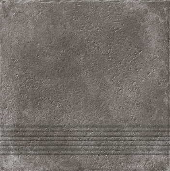 Керамогранит Carpet Ступень рельеф, темно-коричневый (C-CP4A516D) 29,8х29,8 от CERSANIT