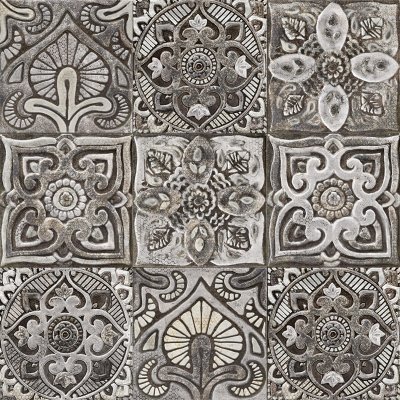 Керамическая плитка Mandala centro mystikos 20x20 декор от MAINZU