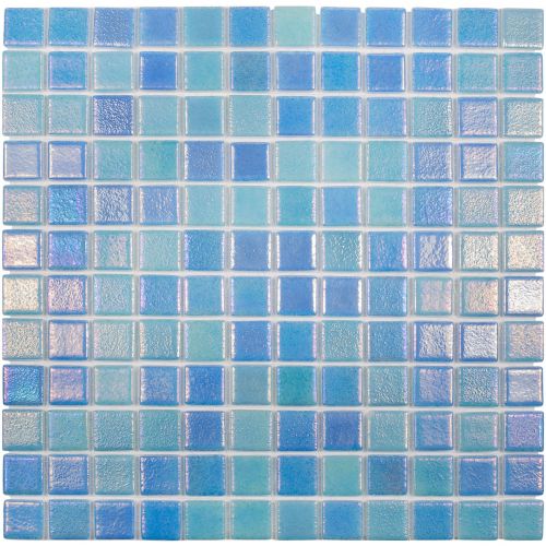  Shell Mix Blue 551/552 31.7x31.7 стеклянная мозаика от VIDREPUR