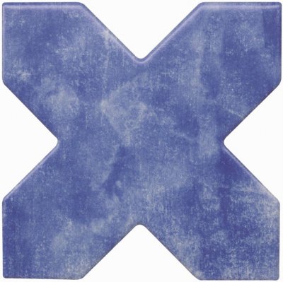  Керамическая плитка BECOLORS CROSS 13,25X13,25 ELECTRIC BLUE от Cevica