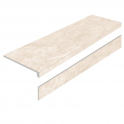 Керамогранит Mystical Charm Crema 32x120 Matt Relief Ступень с подступенником от STARO