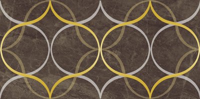 Плитка Crystal Resonanse Декор коричневый 30х60 от LAPARET