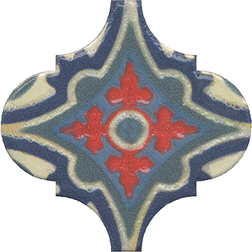 Плитка Арабески Майолика Декор орнамент OS\A29\65000 6,5х6,5 от KERAMA MARAZZI