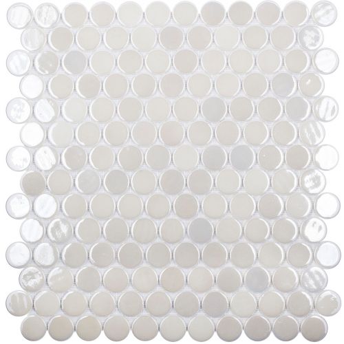  Circle 6000 White BR 29.5x31 стеклянная мозаика от VIDREPUR