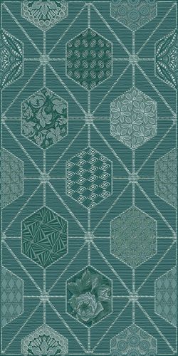  Devore Декор Indigo geometria 31,5x63 от AZORI
