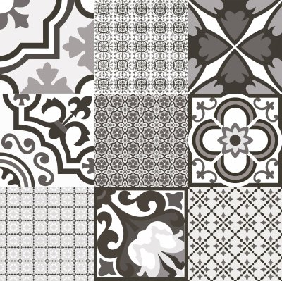  Керамогранит LOGOS Negro Satin 58x58 от EL MOLINO