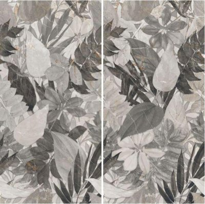  Керамическая плитка 60X120 GENESIS DECORO FLORA COLD RET от LA FENICE
