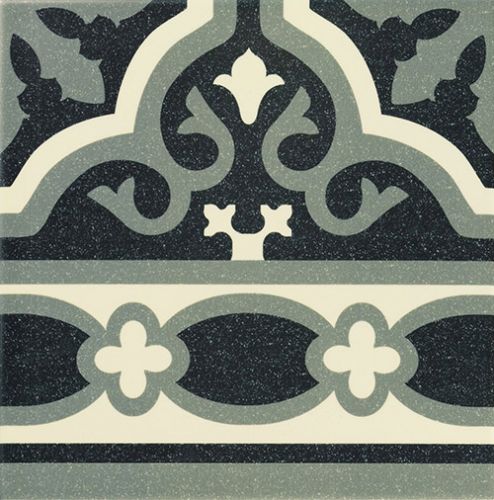  Florentine Cenefa Black 20x20 от MAINZU