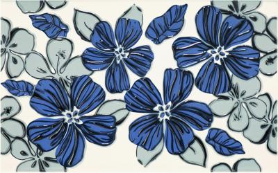  Vivian Blue Kwiat 25x40 Декор от 