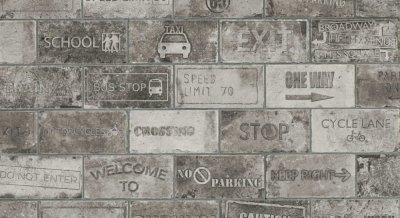  Керамическая плитка ROAD SIGNS MIX WALL STREET 10X20 от CIR