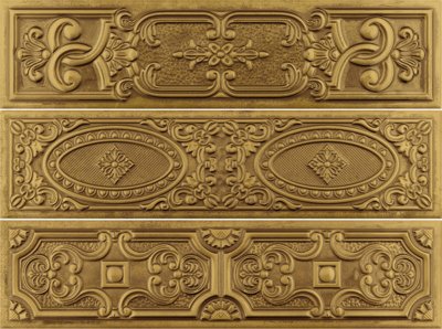 Декор Uptown Gold Toki 7,4X29,75 стена от APARICI