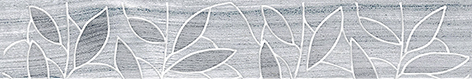 Плитка Bona Бордюр тёмно-серый 66-03-06-1344 6,2х40 от LAPARET