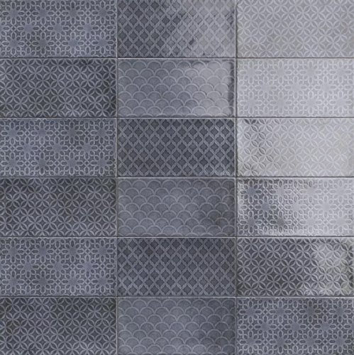 Керамическая плитка Керамическая плитка Rev. DECOR CAMDEN AZURRO от MAINZU