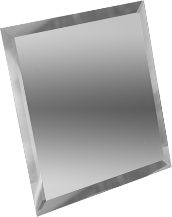Плитка Квадратная зеркальная серебряная плитка с фацетом КЗС1-15 15х15 от ДСТ