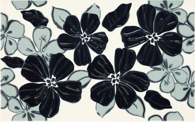 Vivian Nero Kwiat 25x40 Декор от 