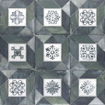 Керамогранит Elegance Deco Blu Green 20x20 Керамогранит от MAINZU