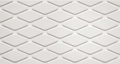  3Д Вайт Ромбус Матт 30.5х56/ 3D White Rhombus Matt от 