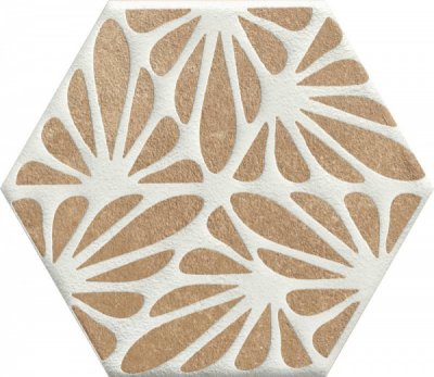  J082 Terracreta Cesello Chamotte Esagonо 25х21,6 от MARCA CORONA