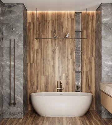  FOSSIL WOOD WENGE от ARCADIA CERAMICA