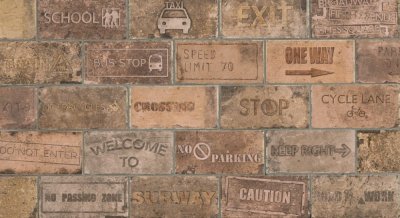  Керамическая плитка ROAD SIGNS MIX CHELSEA 10X20 от CIR