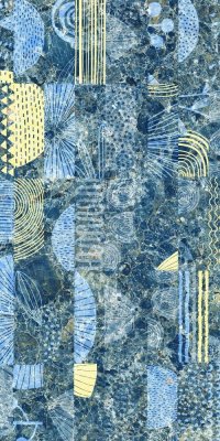  Керамическая плитка 60x120 ROCKSTONE AZURE DÉCOR NEBULA SERIES (ППх) от BLUEZONE
